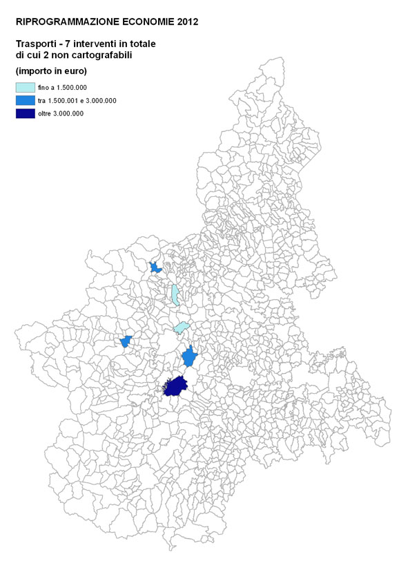 Riprogrammazione economie 2012 - TRASPORTI