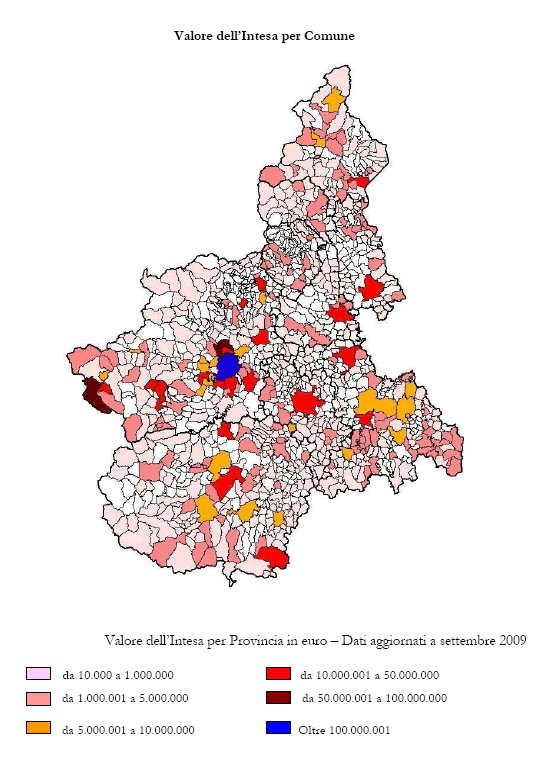 Intesa Piemonte - Investimenti per Comune